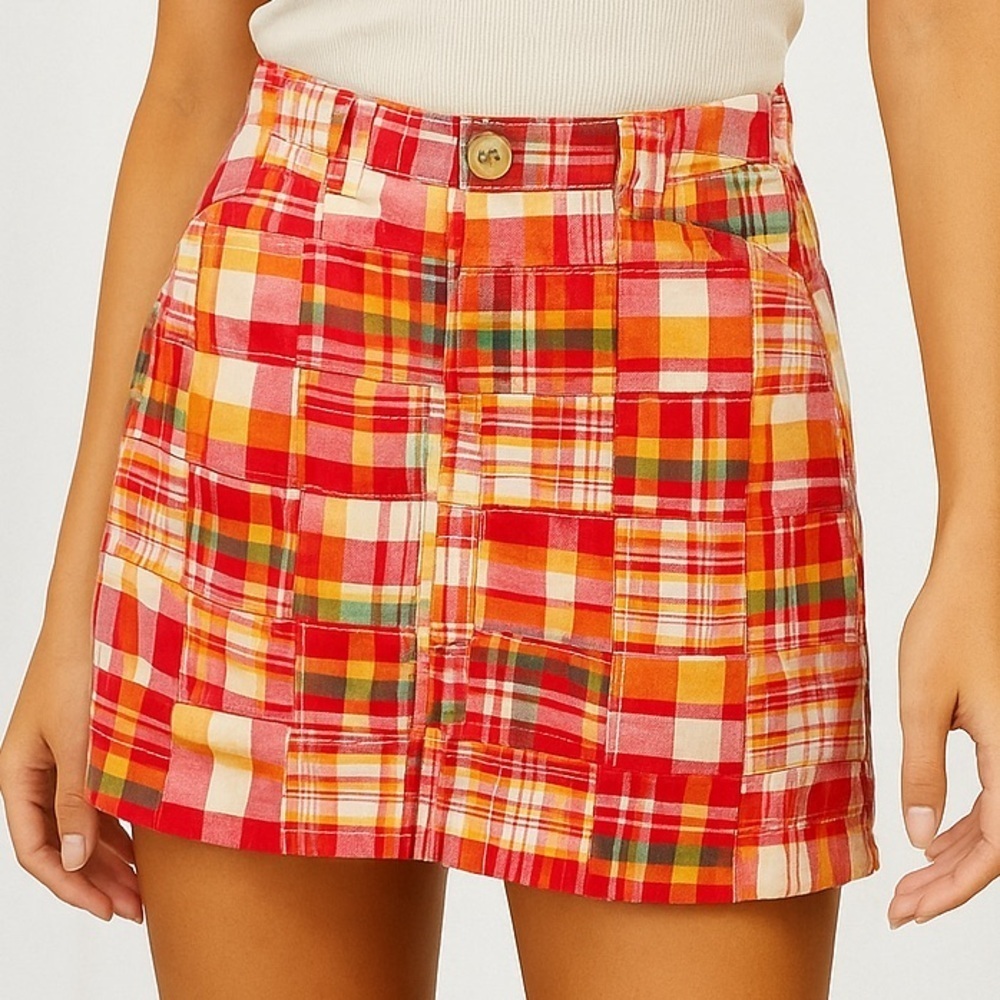 Croft & Barrow Madras Patchwork Women's Skort (1067)